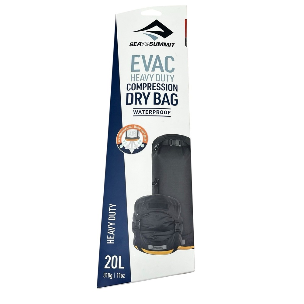 Sea to Summit eVac Heavy‎ Duty Compression Dry Bag 20L Black Waterproof